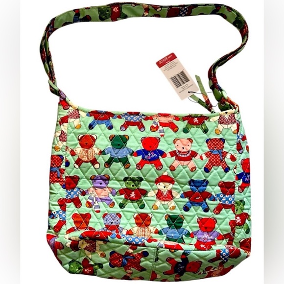 Vera Bradley XL Crossbody Bag Toasty Teddies - Picture 6 of 6